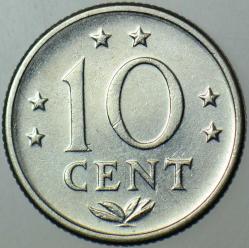 HOLLANDA ANTİLLERİ 10 CENT 1976.