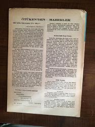 Ötüken - Aylık Türkçü Dergi. Bütün Türkler Bir Ordu. Sayı 10 (106) --- Ekim 1972
