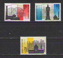 Hollanda 1987  - Yardım Pulları - Mimari -   MNH - Damgasız