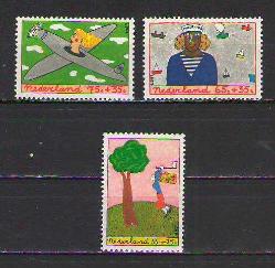 Hollanda 1987  - Çocuk Bakımı - Çocuk Resimleri - Sanat -  MNH - Damgasız