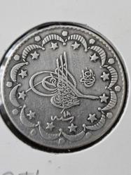 Abdülhamid 1293/18 RRR Gümüş 5 Kuruş (KÇ) - Sadece 12.000 Basım