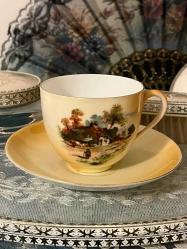 Çekoslovak Victoria duble kahve fincanı