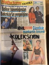 HAFTA SONU DERGİ - GAZETESİ DOĞUM GÜNÜ HEDİYESİ (TURKİSH -MAGAZINE - NEWSPAPER) - TAM TAKIM 8 SAYFADIR - 21 NİSAN 1989 - Sayı:16 -Yıldırım Aktuna-Tuna Huş-Adalet Oral-Canan Mutluer-Romalı Perihan-Ahu Tuğba-Meral Zeren-Bilge Şan-Nur Aksoy-Halil Kadirbeyoğlu-Emel Sayın-Haluk Kurdoğlu-İsmail Güzelses-Sibel Can-Müjdat Gezen-Şakir Öner Günhan-Küçük Ceylan bu aralar çok üzgün -Romalı Perihan-Ayşe Tunalı-Seyhan Girginer-MFÖ-Sezen Aksu-elele dergisi-Hülya Avşar-Hülya Sözer-Metin Milli-Nilüfer-Sinan Bengier-Levent Kırca-Mehmet Haberal-Atilla Atasoy-Yılmaz Büyükerşen-Deniz Türkali-Dıscorium karikatürü-Sevil Sabancı-Aldo Baldini-Ali Hürol-Alan Ayckbourn-Mehmet Dinler-Perihan Savaş-Engin İnal-süha Baydar-Yalçın Gülhan-Mira Furlan-Meto Jovanovski-Bir yalan rüzgarı tiyatro oyunu- - İdil Koleksiyon
