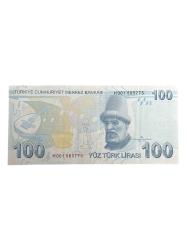 9.Emisyon 100 Türk Lirası İlk Prefix H001 565775