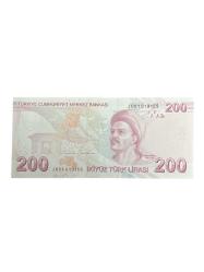 9.Emisyon 200 Türk Lirası İlk Prefix J001 019155