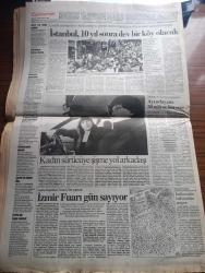 Cumhuriyet Gazetesi - Turkish Newspaper - 6 Eylül 1994 - bakanlık ABD ve Avrupa'daki cezaevlerini inceliyor - demokrasi kurultayı barış inisiyatifi üyeleri valilik tarafından afişlerinin yasaklanmasını protest etti Fotoğraf - İstanbul valisi Hayri Kozakçıoğlu - Çağdaş üniversitenin Yılmaz savunucularından profesör Uğur Derman ve eşi Ressam Gül Derman Bugün toprağa veriliyor Fotoğrafı -  ANAP'tan Tansu Çiller'li hükümete evet - iskele ve Sancak yazan İlhan Selçuk - SHP onursal Genel Başkanı Erdal İnönü Murat Karayalçın'ın yanındayım - Bülent Ecevit Avrupa Topluluğuna Hristiyanlar kulübü dedi - ÇYDD Başkanı Türkan Saylan ve ilk mezunlar Fotoğrafı - Levent Kırca - Süleyman Demirel'in Macaristan'a Barış seferi - Protestanlar kışkırtıyor IRA direniyor - Çalıkuşu'nun Feridesi Tilbe Saran Fotoğrafı - Yaşar Kemal uyarlaması yılanı öldürseler televizyonda - Türkan Şoray fotoğraf - Fenerbahçe'de şişkin kadro - Aykut kocaman Uche Feyyaz Uçar Fotoğrafı - Klinsmann yılın futbolcusu - Galatasaray