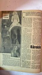 HAFTA DERGİSİ - KAPAK: MARTINE CAROL - 26 NİSAN 1957  SAYI: 17  VIRGINIA VERNON - KIM NOVAK - JAYNE MANSFIELD - JOE PARTERNAK - LOUIS B. MAYER - MAKARIOS - AVEROF - MAKRIS - ÇAŞOS - ADNAN MENDERES - HARRIMAN - OĞUZ ÖZDEŞ - EMILE COUÉ - TAYLOR  İNGİLİZLERİN PIN UP’U - ÖĞLE SONU ELBİSESİ - VAMP KRALİÇESİ - MANSFIELD SİGARACI - AT KUYRUĞU SAÇ MODASI - TÜRKİYE GÜREŞ BİRİNCİLİKLERİ - PETROL SONDAJI - KONSER - MODA GÖSTERİSİ - KIBRIS MESELESİ GİTTİKÇE ALEVLENİYOR - MESUT OLMAK HÜNERDİR - TAM TAKIM EKSİKSİZ 26 SAYFA