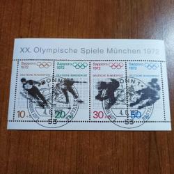 Almanya damgalı bloklar 6 adet