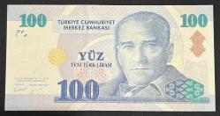 8 EMİSYON 100 YTL SERİ B52 746096 ÇİL