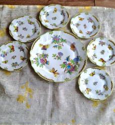 herend pasta takımı VBO boyama