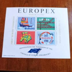 LOT.14 » 1962 EUROPEX SERGİSİ MNH NUMARALI VİNYET VE EYLÜL 17 BASKILI FDC Sİ