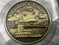 Kız Kulesi Hatıra Madalyonu. Maiden’s Tower İstanbul.