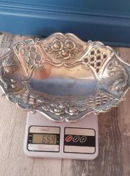 Antika ağır metal meyvelik sunumluk güller