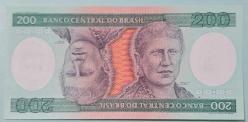 Brezilya 200 Cruzeiros Çil ( - )