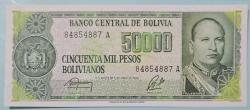 1984 Bolivya 50000 Pesos Bolivianos Çil ( - )