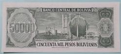 1984 Bolivya 50000 Pesos Bolivianos Çil ( - )