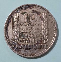 1948 Fransa 10 frank