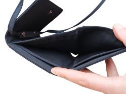 Askılı geniş hacimli cüzdan