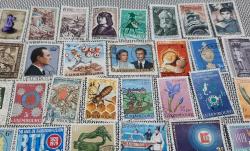 Lüxemburg Lüksemburg Damgalı Pul Lotu 50 Adet / Çeşit  TOplu Pul Koleksiyonu  EKONOMİK FIRSAT PAKETİ