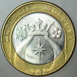 MOLDOVA 5 LEY 2018 BİMETAL.