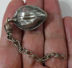 OSMANLI DÖNEMİ ANTİK MUHTEŞEM GÜMÜŞ SARAYSAL TESPİH PÜSKÜLÜ 2BBB1AA PEK ÇIKMAZ