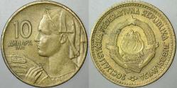 YUGOSLAVYA 10 DİNAR 1963.