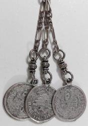 OSMANLI DÖNEMİ ANTİK MUHTEŞEM GÜMÜŞ SARAYSAL TESPİH PÜSKÜLÜ TTT3JJ1 PEK ÇIKMAZ