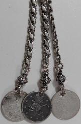 OSMANLI DÖNEMİ ANTİK MUHTEŞEM GÜMÜŞ SARAYSAL TESPİH PÜSKÜLÜ 2D1AAA1 PEK ÇIKMAZ