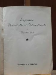 Exposition Universelle et Internationale de Bruxelles 1958 * Section de Turquie
