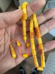 Orijinal eski amerikan Miskevi kapı kulu objeden multikolor katalin tespih