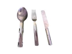 avrupa birbirine geçmeli  çatal bıçak kaşık seti.