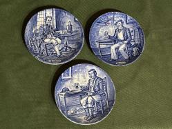 wedgwood ingiliz küçük sunum tabakları 10,5 cm çaplarında.