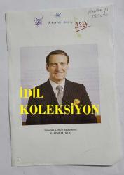 RAHMİ KOÇ'UN DERGİDEN KESİLME FOTOĞRAFI - 10 x 10 cm EBADINDA - RAHMİ KOÇ