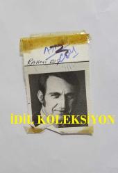 RAHMİ KOÇ'UN DERGİDEN KESİLME FOTOĞRAFI - 4 x 4 cm EBADINDA - RAHMİ KOÇ