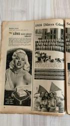 HAYAT DERGİSİ - SAYI: 97  -  TARİH: -15  AĞUSTOS -  1958 - SAYFA:30 - POSTER - CYD CHARISSE - U. PRESSE -   DÜNYA GÜZELİ SEÇİMİNDEN ÖZEL FOTOĞRAFLAR – 1958 SONBAHAR VE KIŞ MODA YENİLİKLERİ – LÜBNAN’DA DÜRZİ ÇETELERİNİN REİSİ CANBULAT – MUHTARA’DA 300 ODALI ŞATO – DÜRZİLER VE ŞUF DAĞLARI – BİZDEKİ ROMEO İLE JULIETTE HİKÂYELERİ (ŞEVKET RADO SOHBETİ) – DIANA DORS VE LUX SABUNU REKLAMI – 1958 DÜNYA GÜZELLİK KRALİÇESİ SEÇİMİ (LONG BEACH, KALİFORNİYA) – KOLUMBİYA GÜZELİ DÜNYA KRALİÇESİ SEÇİLDİ -  ŞEVKET RADO – HİKMET FERİDUN ES – İBRAHİM ÇAMLI – SEMİRAL BİLBAŞAR – FİKRET ARIT – AYHAN ERER – SUAVİ SONAR – NASSIM MAJDELENİ – KEMAL CANBULAT – THURN UND TAXIS PRENSİ – HERBERT VON KARAJAN – GUNTHER SACHS – HEIDI (Hamburglu model) – DIANA DORS – WILLIAM SHAKESPEARE  - -  TAM TAKIM DERGİ