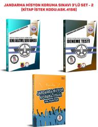 Jandarma Misyon Koruma Sınavına Hazırlık Kitapları 3'lü Set (2)