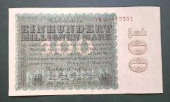 Almanya 1923 100 Milyon Mark Çil