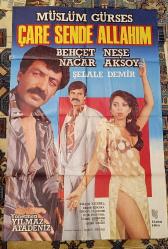 MÜSLÜM GÜRSES - ÇARE SENDE ALLAHIM ORJİNAL DÖNEM FİLM AFİŞİ...