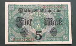 Almanya 1917 5 Mark Çil altı