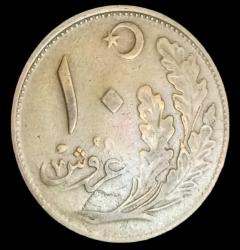 1341 (1925) 10 Kuruş 7.50gr