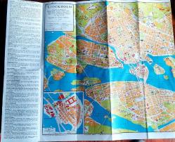 Stockholm Şehir Haritası (1972 Senesi)