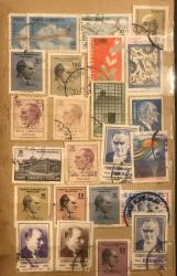 KARIŞIK DAMGALI TÜRK PULLARI, p453