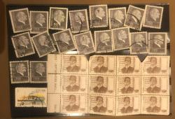 KARIŞIK DAMGALI-d-DAMGASIZ TÜRK PULLARI, p456-7