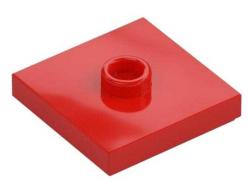 Lego 87580 Fayans Dönüştürücü +1 Diş 2x2 (Kırmızı)