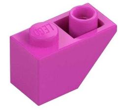 Lego 3665 Ters Çatı Taşı 45° Eğim 1x2 (Pembe)