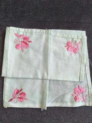 KASNAKTA İPEK İŞLEMELİ YAĞLIK