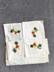 KASNAKTA İPEK İŞLEMELİ YAĞLIK