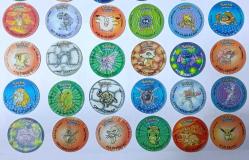 POKEMON ORJİNAL TV TASO SETİ TAM TAKIM 10/10 ÇİL KONDİSYONDA (55 ADET)