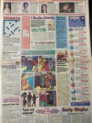 SABAH MELODİ GAZETESİ DOĞUM GÜNÜ HEDİYESİ (Türkish Newspapper)  - 24 EYLÜL 1992 -Billur Kalkavan-Hakan Solaker-Nurdan Düzgören-Serap Kaynak-Nüket Akyüz-Funda Erdem-Fatoş Çamlı-Tuğba Öztaş-Nehir Sezgin-Ece Neytan-Sevnaz Uzan-Tülin Karaş-Hülya Çelik-Fatoş Antalya-Müge Topruköy-Zümrüt Duran-Polaris-Aysel Yalçınkaya-Melek Çakır-Özge Özsalman-Birgül Sinek-Nesrin Güneş-Loni Anderson-Farrah Fawcett-Bulent Kısa-David Bowie-Seren-Sema E.-Nuri-Ece-Kenan-Nihal Eken-Seda Sayan-Kenan İrgıtlız-Mevlüt Gül-Süleyman Turan Dövme çılgınlığı!-İşte çifte güvence işte teminat-“Tehdit ediliyorum”-Göğüs kanserinde gelişmeler-Sigarayı bırakınca şişmanlanmayın-Dünyadan kısa kısa-Farklı bir kek-Görgü kuralları-Gönül Abla-Rüyalarınız-Okula dönüş-Öğretmen veli ilişkisi-Astroloji-Kenan’ın not defteri-Unutulmayan aşklar-İmkânsız bir aşk-İlaçları nasıl kullanmalı?-Cinsel bilgiler-Garip olayların sırrı-Belediye Başkanı olabilirim-Seda Sayan Fatma Girik’in izinde-Arap Bacı’dan Ajax’ın arap sabunu reklamı-Body Reform