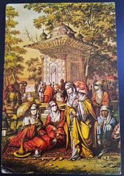 T.C. TARİHİ İSTANBUL KÜÇÜKSU ÇEŞMESİ (14.YY) POSTADAN GEÇMİŞ KASIM PAŞA DAMGALI KARTPOSTAL.